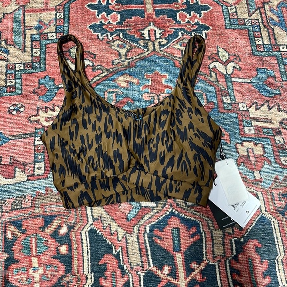 NWT THE UPSIDE Tropical Bowie Top in Honey size XS - Picture 4 of 6